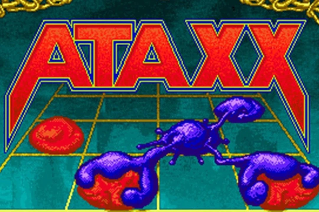 <u>Ataxx Game & AI</u> <br> Used Java to recreate the arcade game Ataxx. Also coded an 
                        interactable GUI and a competitive AI using game tree logic.
                        <br> <i> Image Credit: Original Arcade Game Logo, Leland </i>